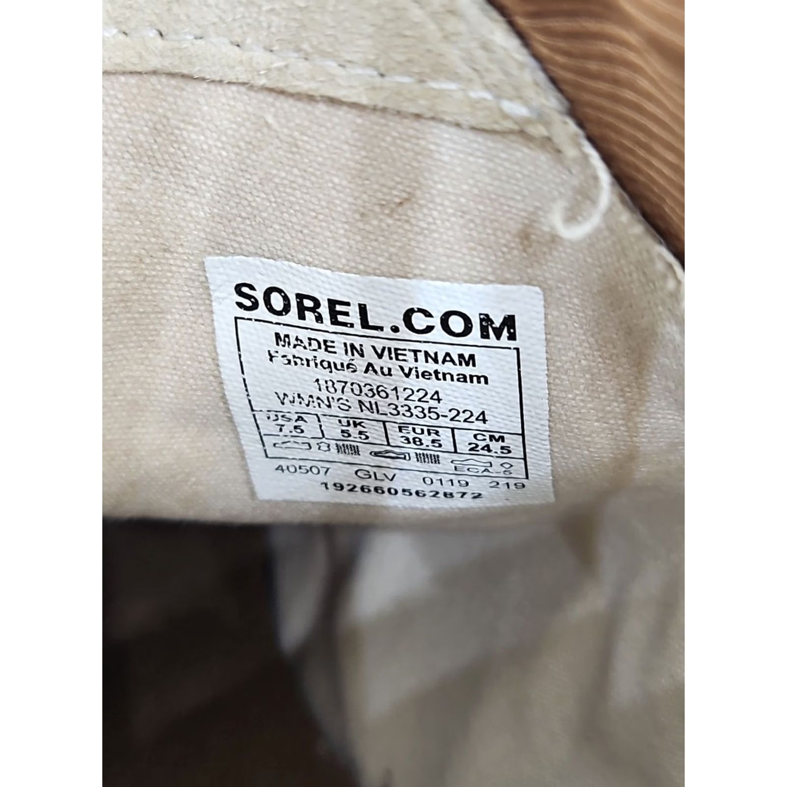 SOREL Sorel Emelie Chelsea Boots Women 7.5 Tan Suede Waterproof Ankle Boot NL3335 Size US 8 / IT 38 - 5 Thumbnail