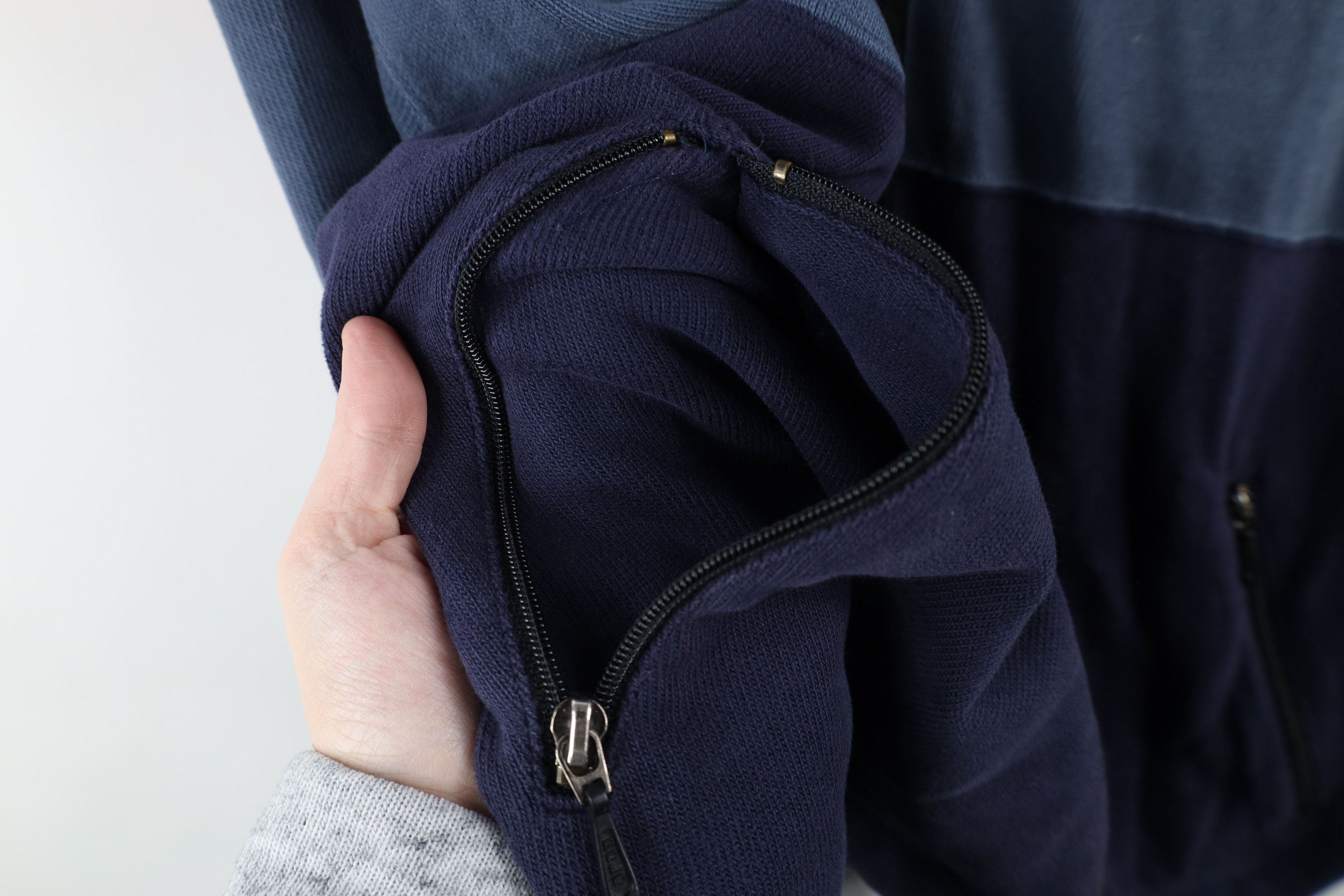 Ralph Lauren × Vintage Vintage 90s Polo Sport Ralph Lauren Block Full Zip Hoodie Size US XL / EU 56 / 4 - 7 Thumbnail