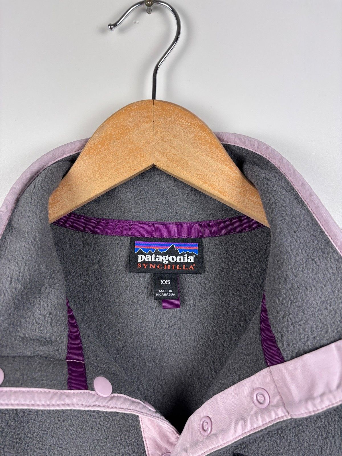 Patagonia Patagonia Synchilla Fleece Pullover Sweater Gray Purple XXS Size XXS / US 00 / IT 34 - 7 Thumbnail