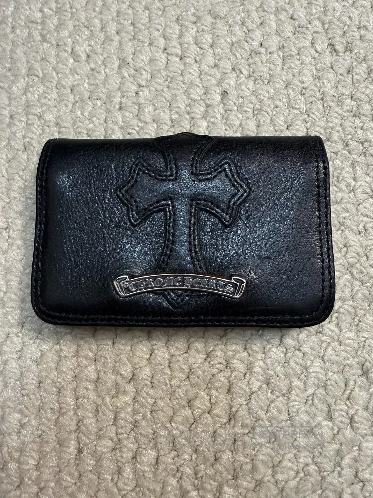 Chrome Hearts Chrome Hearts Cross Leather Card Wallet. Size ONE SIZE - 1 Thumbnail