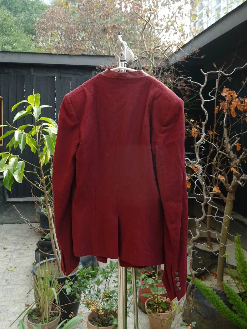 Helmut Lang helmut lang size 4 12aw split leather blazer 2504-Nextarro Size 36R - 5 Thumbnail