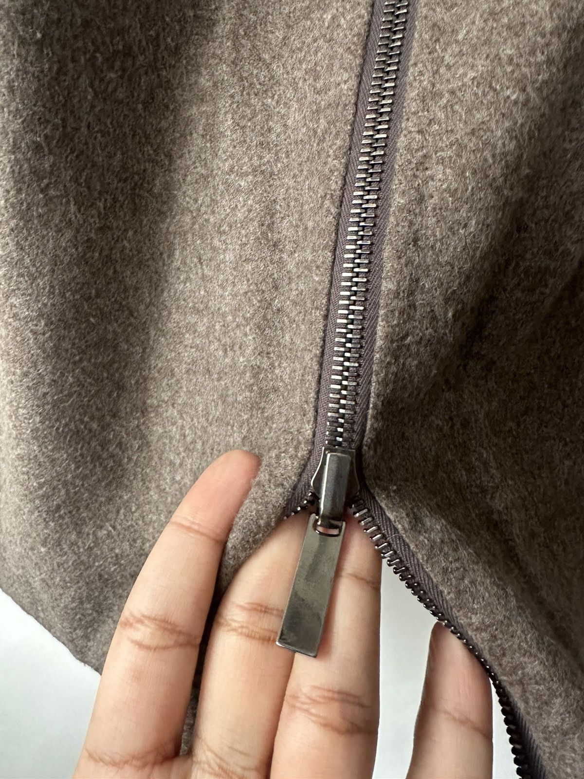 Stoffa Stoffa REVERSIBLE VEST Brown Cream Brushed Merino Wool Size US M / EU 48-50 / 2 - 5 Thumbnail