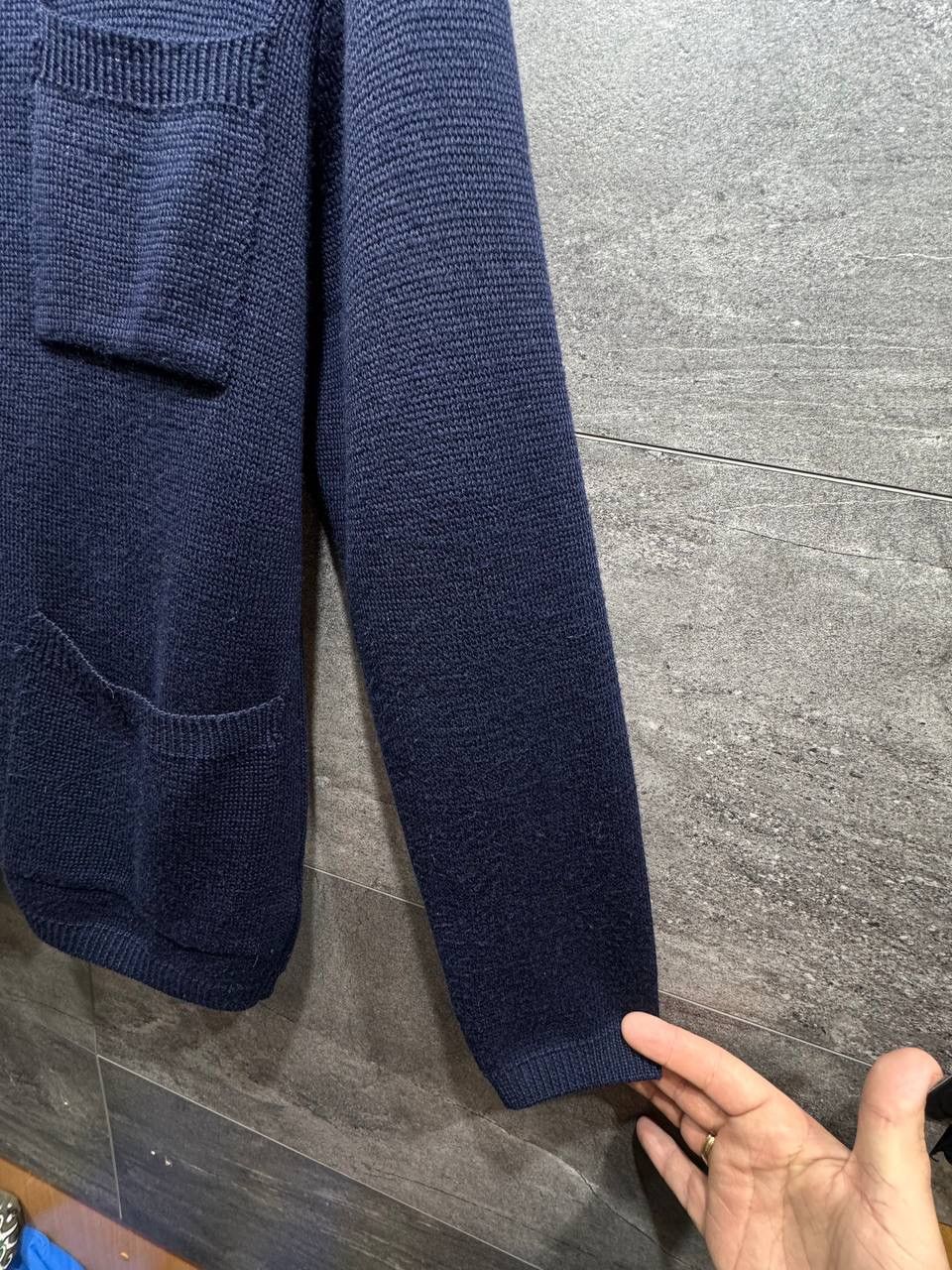 Universal Works Universal Works Zip Knit Cardigan Navy Wool Men’s Sweater Size US S / EU 44-46 / 1 - 4 Thumbnail