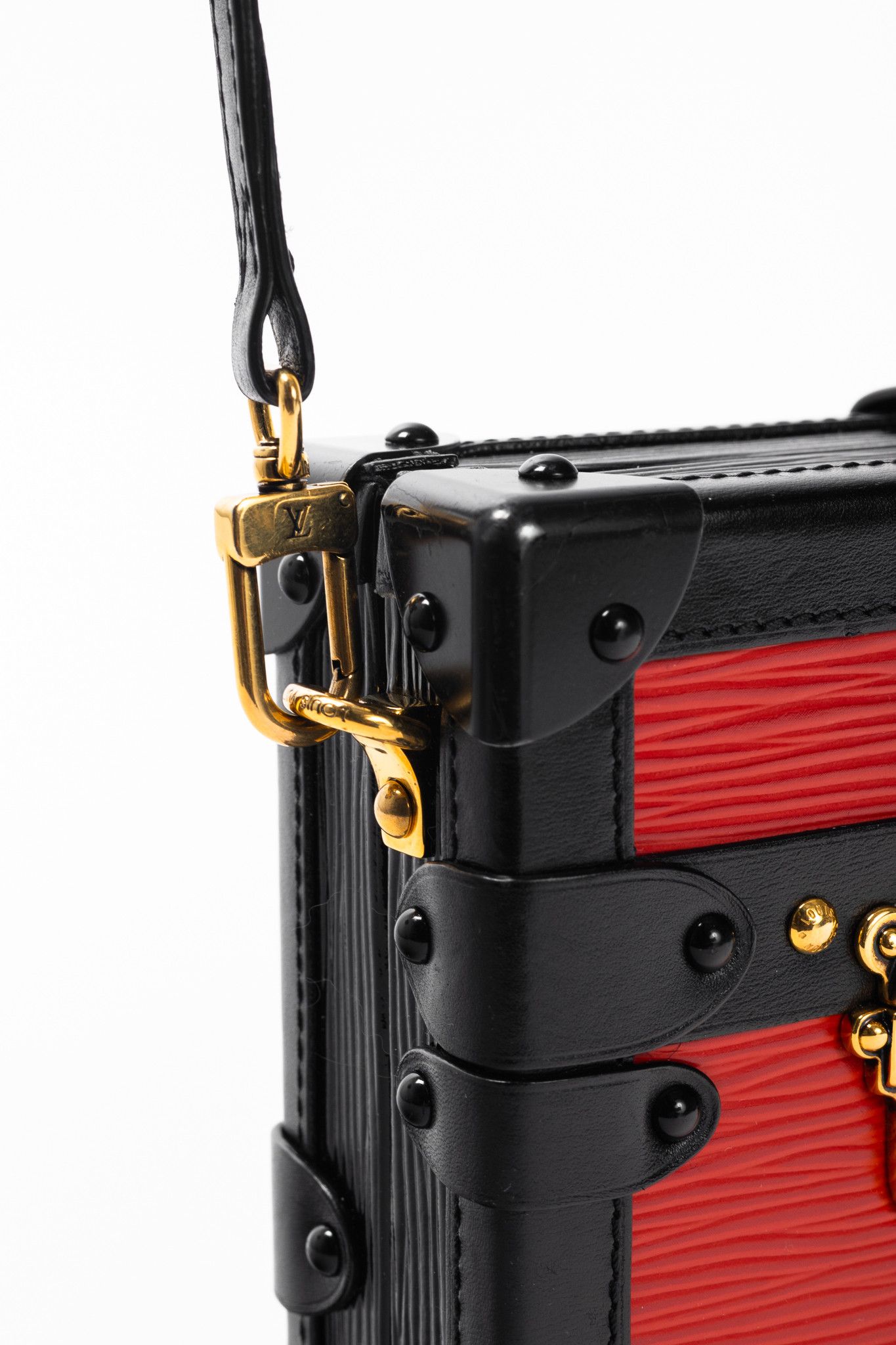 Louis Vuitton Louis Vuitton Petite Malle Rouge Epi Leather Trunk Crossbody Size ONE SIZE - 7 Thumbnail