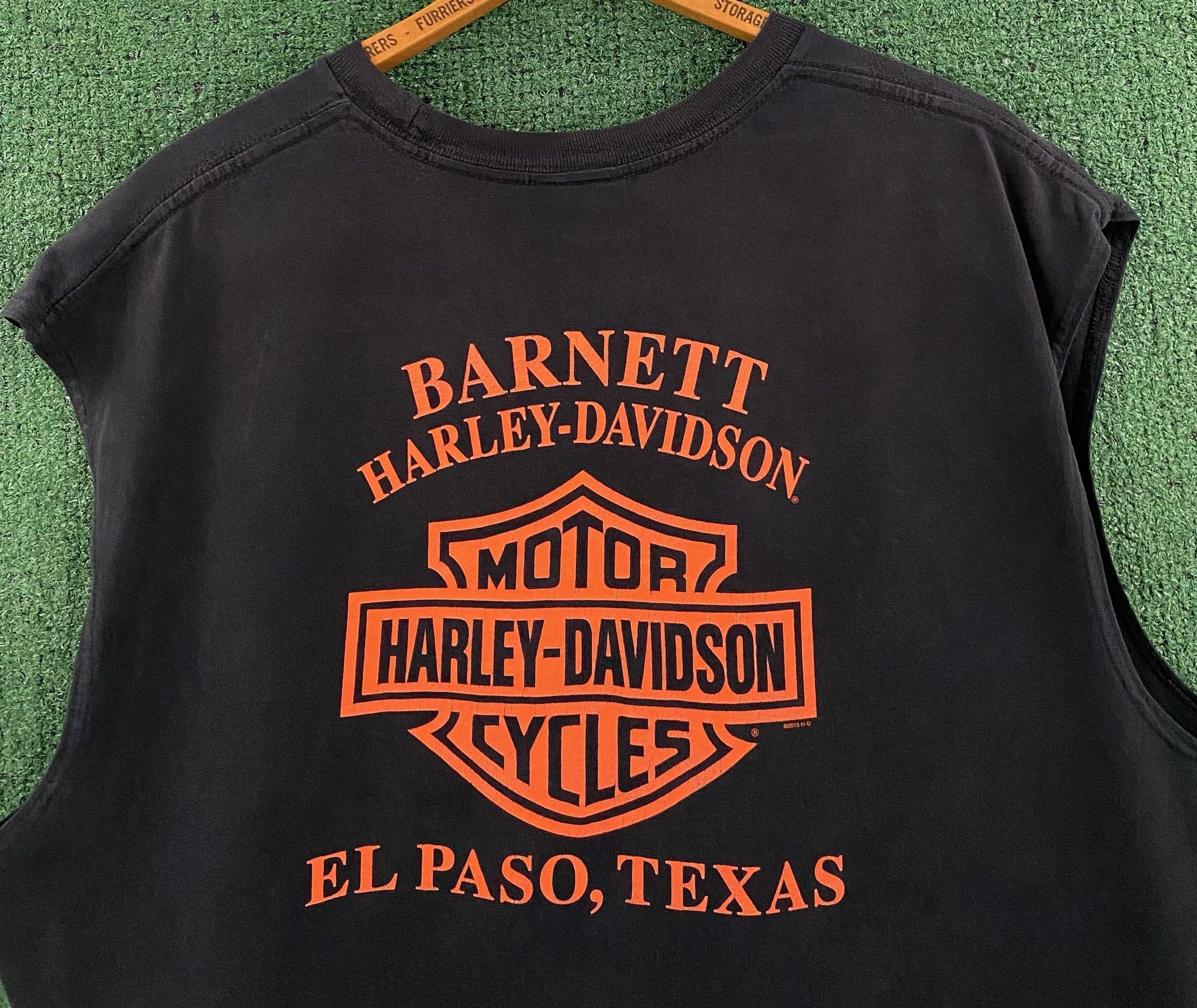 Harley Davidson Harley Davidson Biker Skull Flames Sleeveless T-Shirt XL Size US XL / EU 56 / 4 - 7 Thumbnail