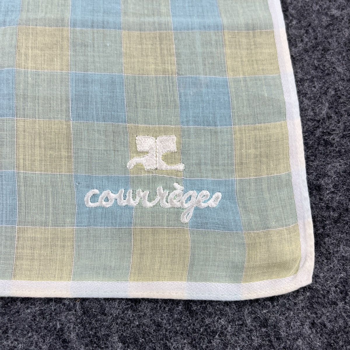 Courreges × Vintage Courreges Handkerchief / Bandana / Neckerchief B309 Size ONE SIZE - 5 Thumbnail