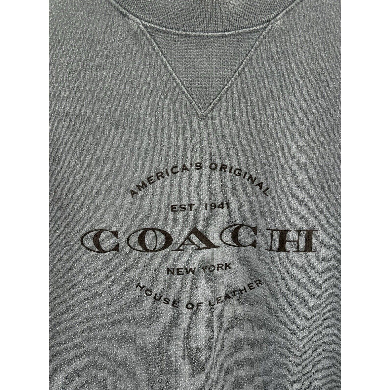 Coach Coach House Of Leather Dusk Blue Sweatshirt Adult Size Large Size US L / EU 52-54 / 3 - 5 Thumbnail