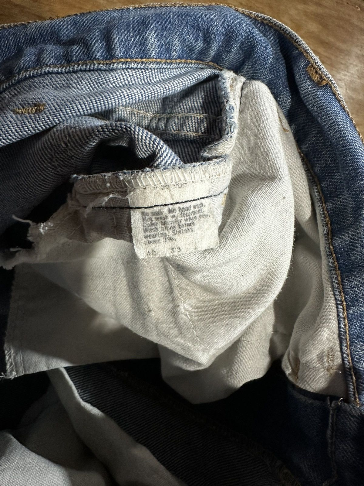 Levi's Vintage Clothing Vintage Levi's orange tab zip talon Size 29" - 6 Thumbnail