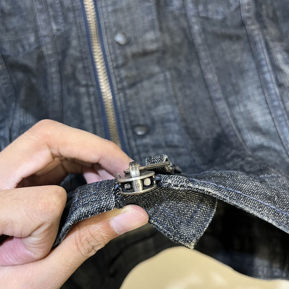 Marithe + Francois Girbaud Vintage 90's Marithe Francois Girbaud Denim Jacket Size US M / EU 48-50 / 2 - 12 Thumbnail