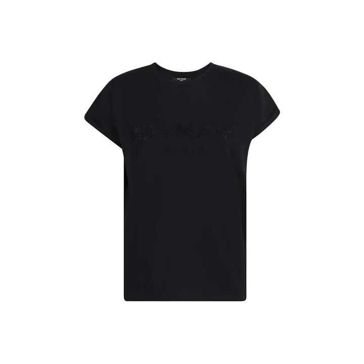 Balmain Balmain FW21 Black Short Sleeve T-Shirt 0079 Size M / US 6-8 / IT 42-44 - 1 Thumbnail
