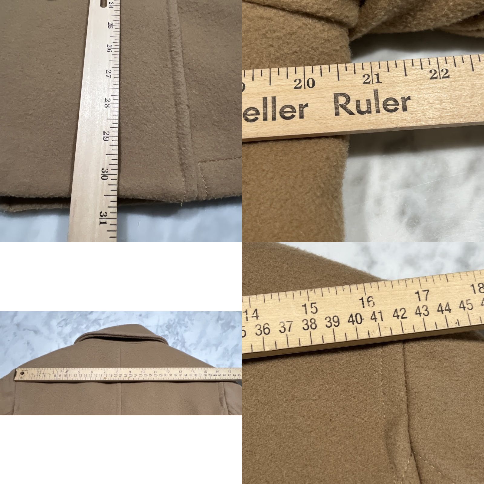 Vintage VINTAGE LL Bean Lambswool Classic Coat Women 12 Mid Length Jacket Lined Warm Pockets Size XL / US 12-14 / IT 48-50 - 10 Thumbnail