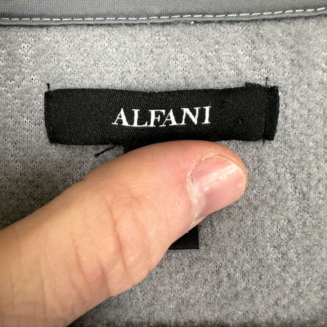Alfani VINTAGE? No. (But adjust) Alfani Fleece Sweatshirt Mens XL Gray Pullover Crewneck Long Sleeve Pocket NEW Size US XL / EU 56 / 4 - 4 Thumbnail