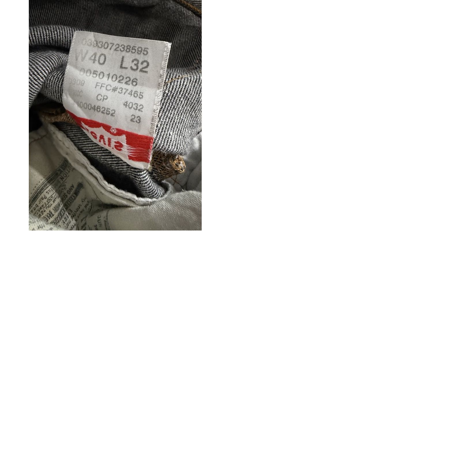 Levi's VINTAGE Levi's 501 Jeans Men 40x32 Black Button Fly Straight Leg Red Tag Jeans Mens Regular 40 Jeans 501 Series USA Modern Classic Size US 40 / EU 56 - 10 Thumbnail