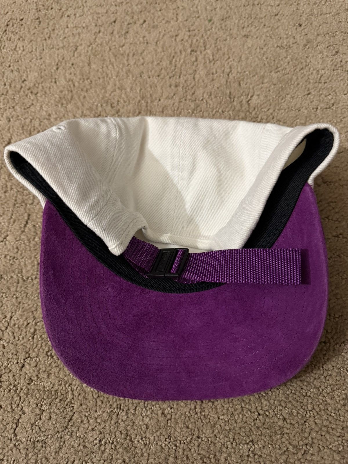 Supreme Supreme Two Tone Camp Cap Hat White/Purple Size ONE SIZE - 2 Thumbnail
