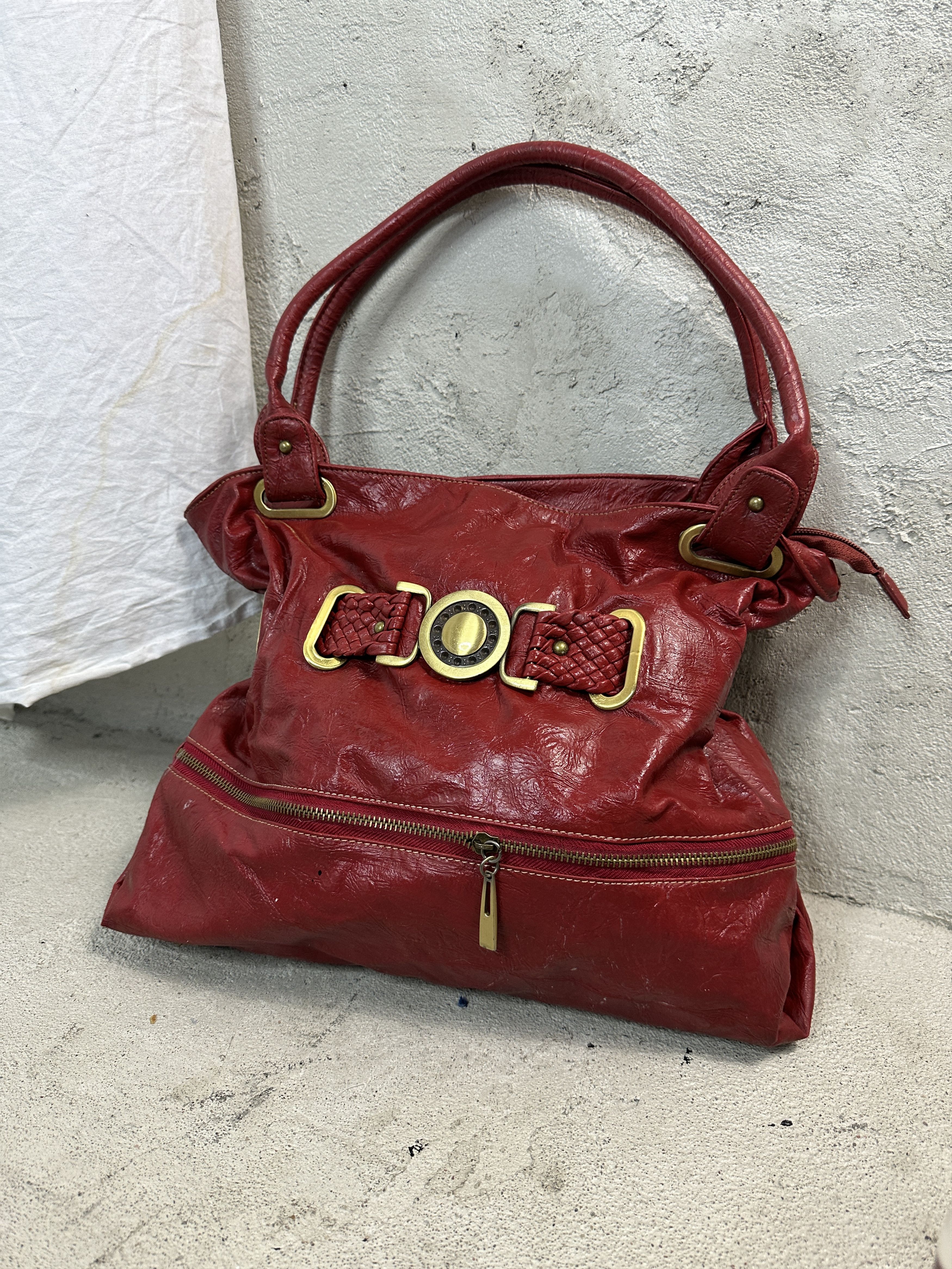 Vintage Vintage Cherry Red Bag Size ONE SIZE - 1 Thumbnail
