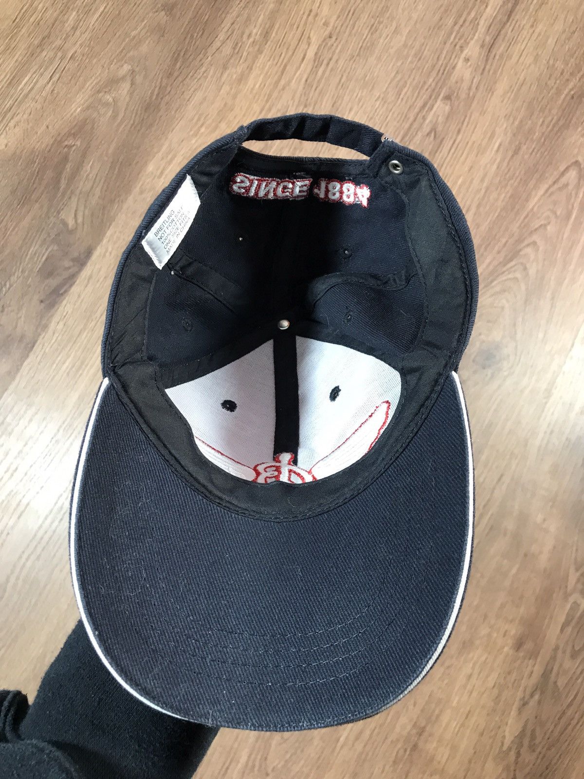 Breitling × Rolex × Vintage Vintage Official Breitling Cap Hat Embroidered Logo Racing Size ONE SIZE - 7 Thumbnail