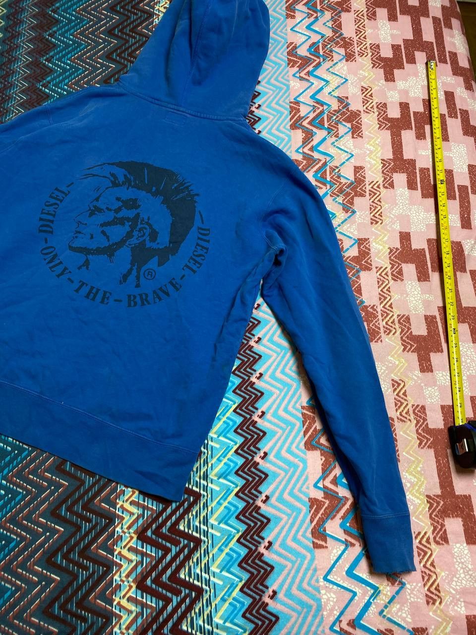 Diesel × Vintage Vintage 90s Diesel Big Logo black hoodie avantgarde Size US XL / EU 56 / 4 - 14 Thumbnail