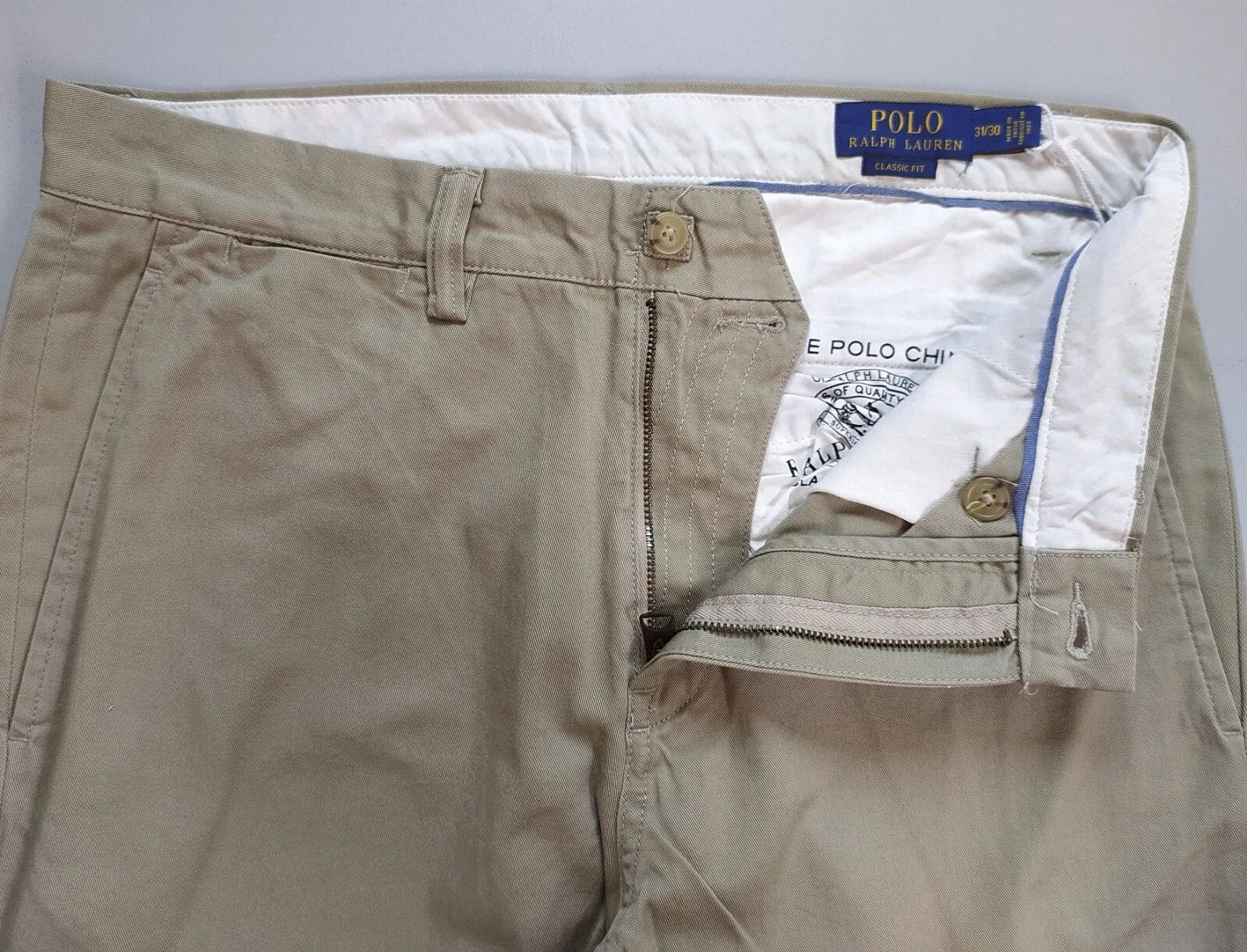 Polo Ralph Lauren Polo Ralph Lauren Classic Fit Chino Pant FTP 0008 Size US 31 - 4 Thumbnail