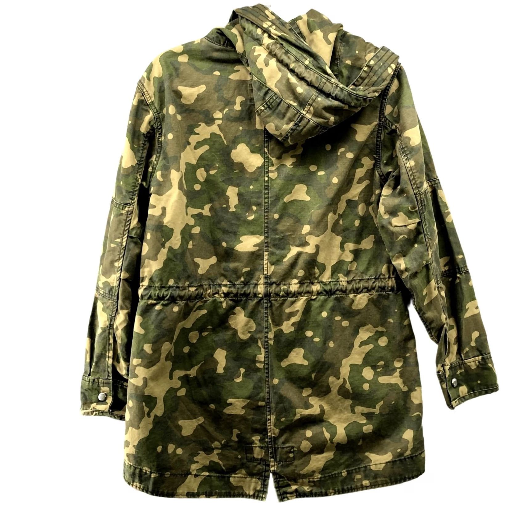 Gap GAP Camo Utility Jacket Womens XS Outdoors Canvas Mid Length Size XS / US 0-2 / IT 36-38 - 2 Thumbnail