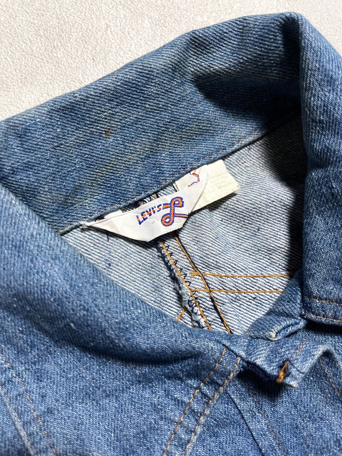 Levi's 1970’s LEVI’S LADY BIG E RANCHWEAR WESTERN DENIM JACKET Size XS / US 0-2 / IT 36-38 - 4 Thumbnail
