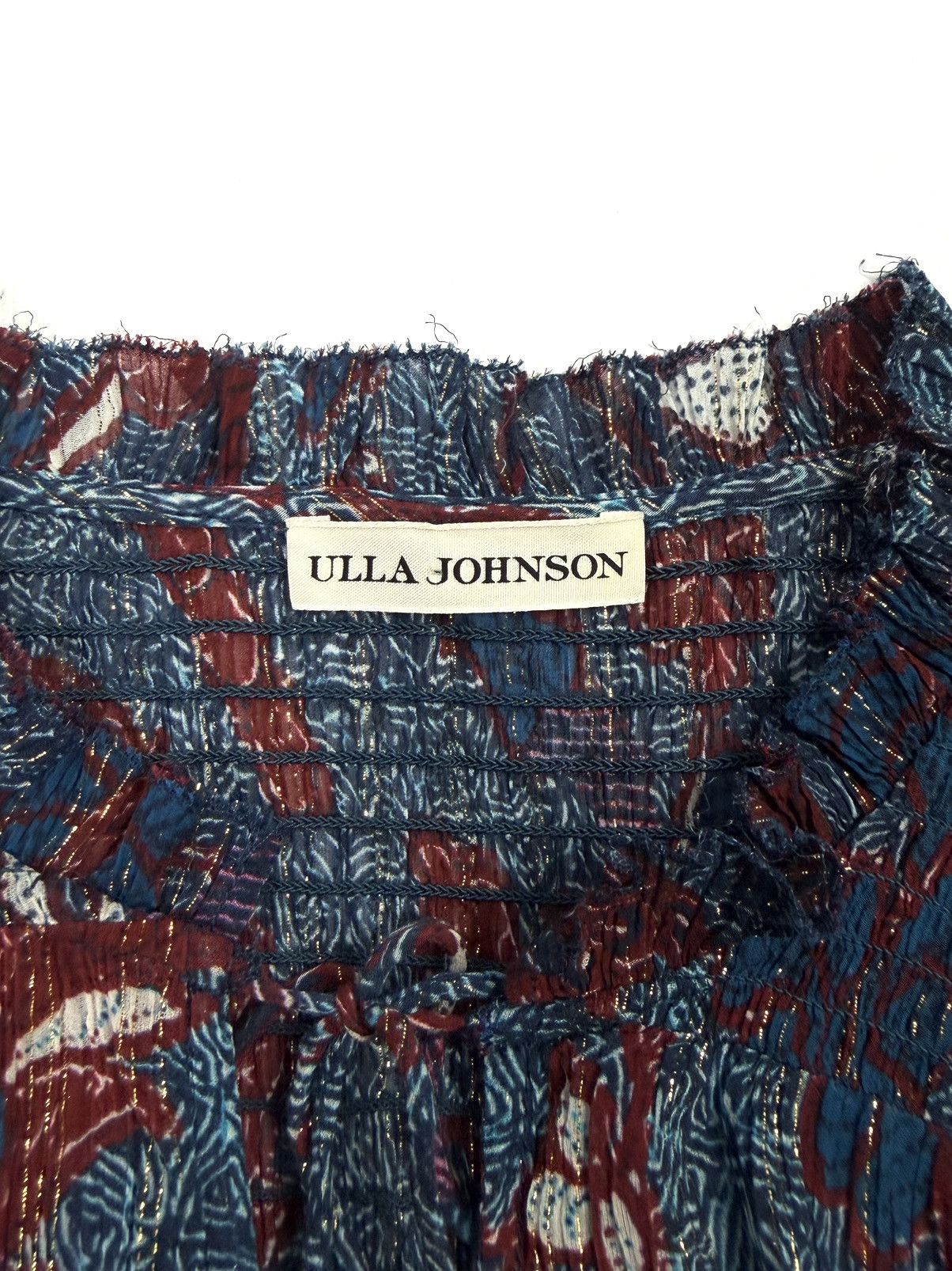 Ulla Johnson Ulla Johnson Lara Silk Floral Sheer Blouse Designer Japan Size M / US 6-8 / IT 42-44 - 13 Thumbnail