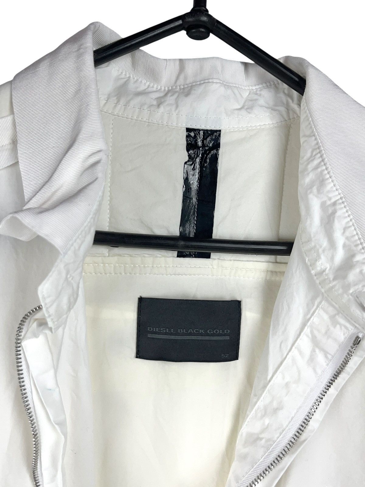 Diesel Black Gold Diesel Black Gold Quilted Zipped Shirt Bandage Avant Garde Size US L / EU 52-54 / 3 - 10 Thumbnail