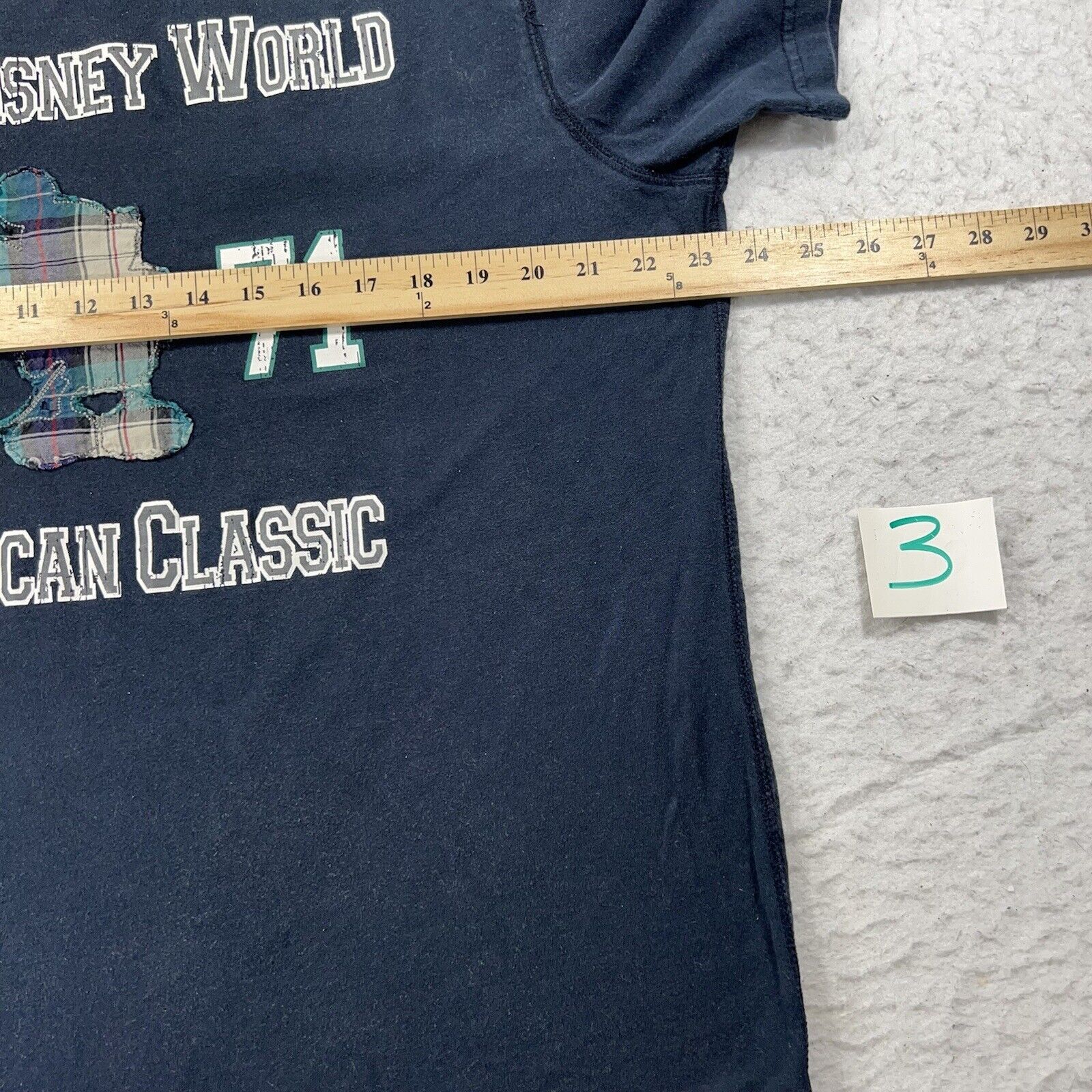 Disney Walt Disney World Blue American Classic 1971 Graphic Tee Size US XL / EU 56 / 4 - 7 Thumbnail