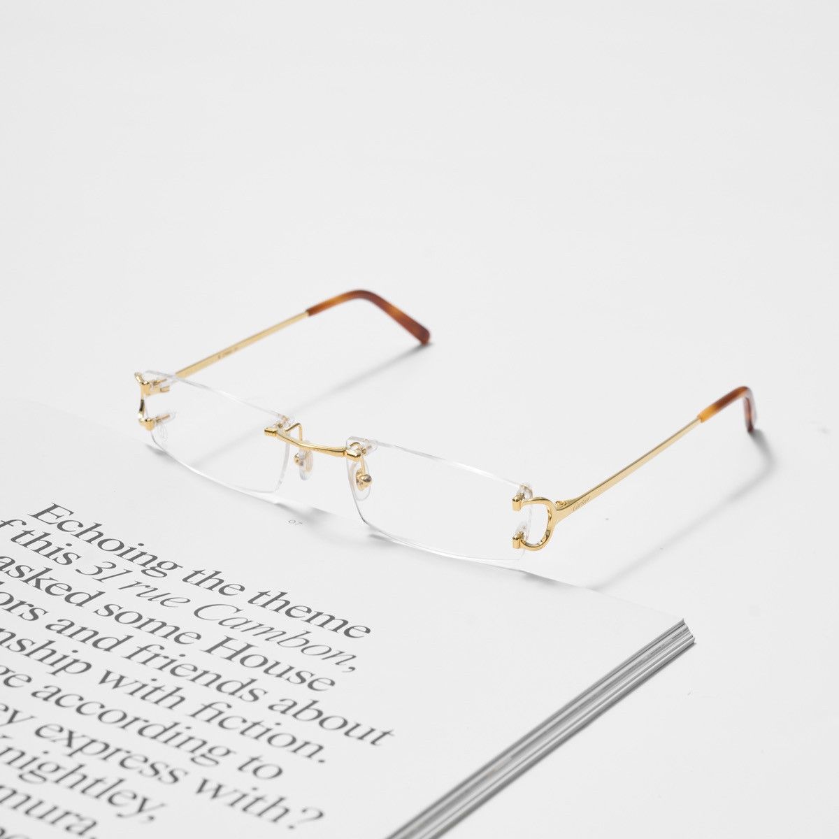 Cartier CARTIER CT0092O 001 GLASSES Size ONE SIZE - 1 Thumbnail