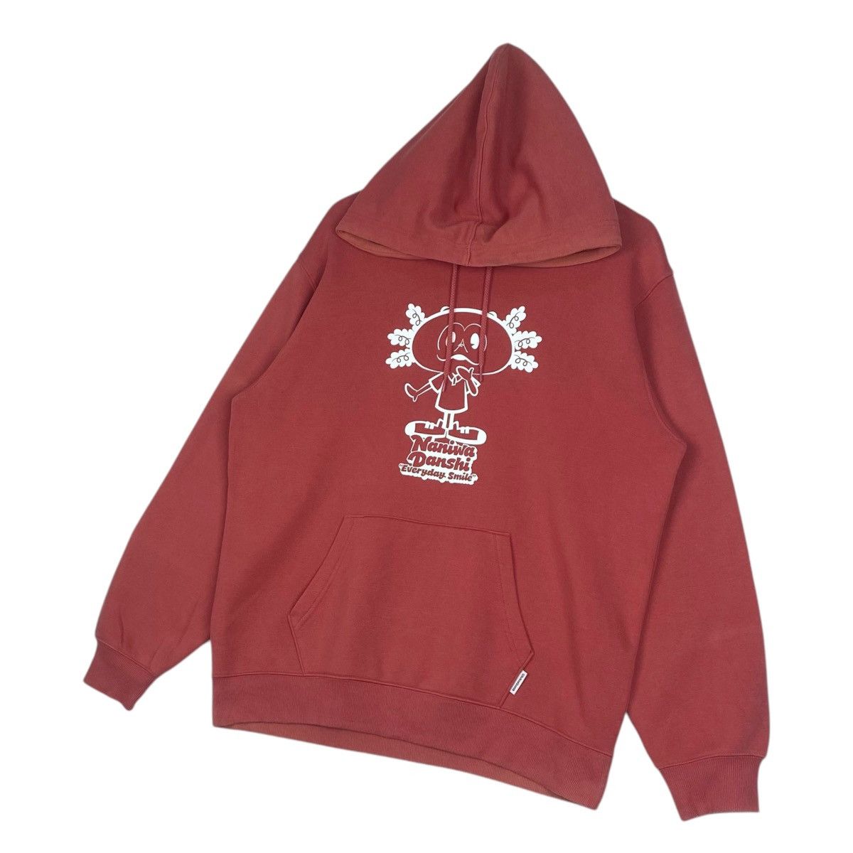 Designer × Vintage Vintage Naniha Danshi Hoodie Red Size L / US 10 / IT 46 - 2 Thumbnail