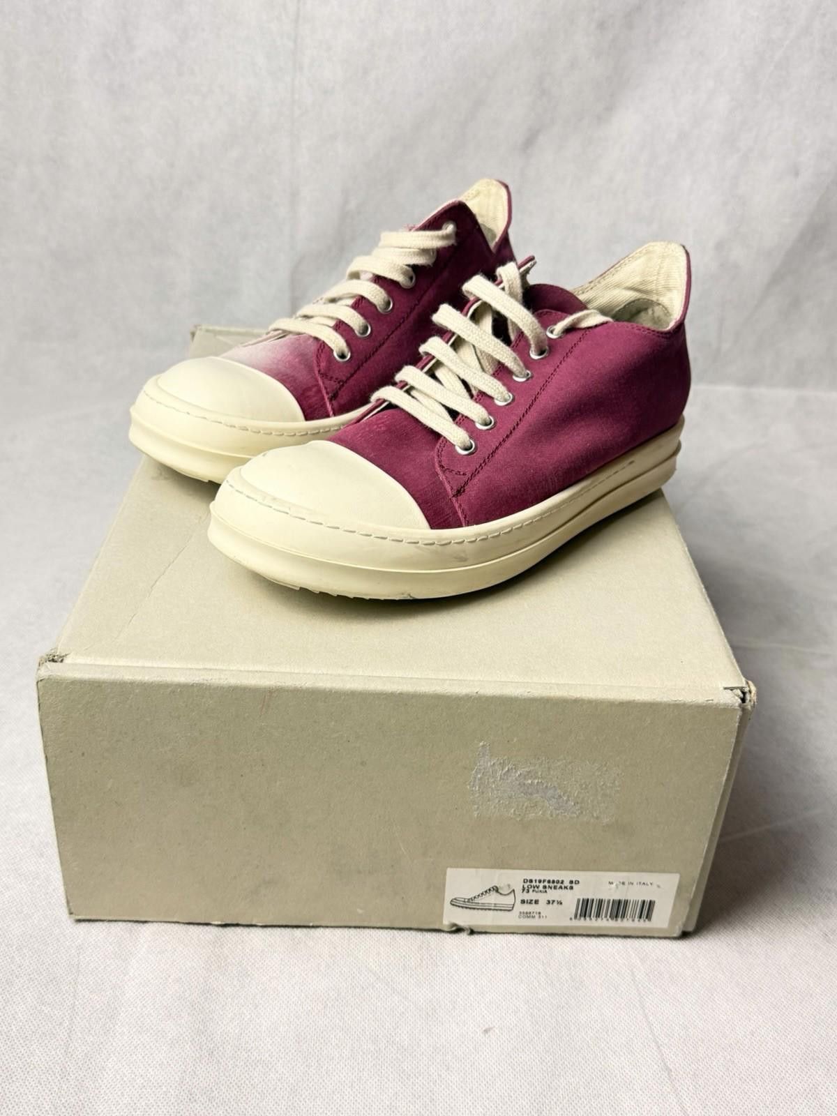 Rick Owens Rick Owens DRKSHDW Faded Low Sneakers SZ 37.5 Size US 7.5 / IT 37.5 - 1 Thumbnail