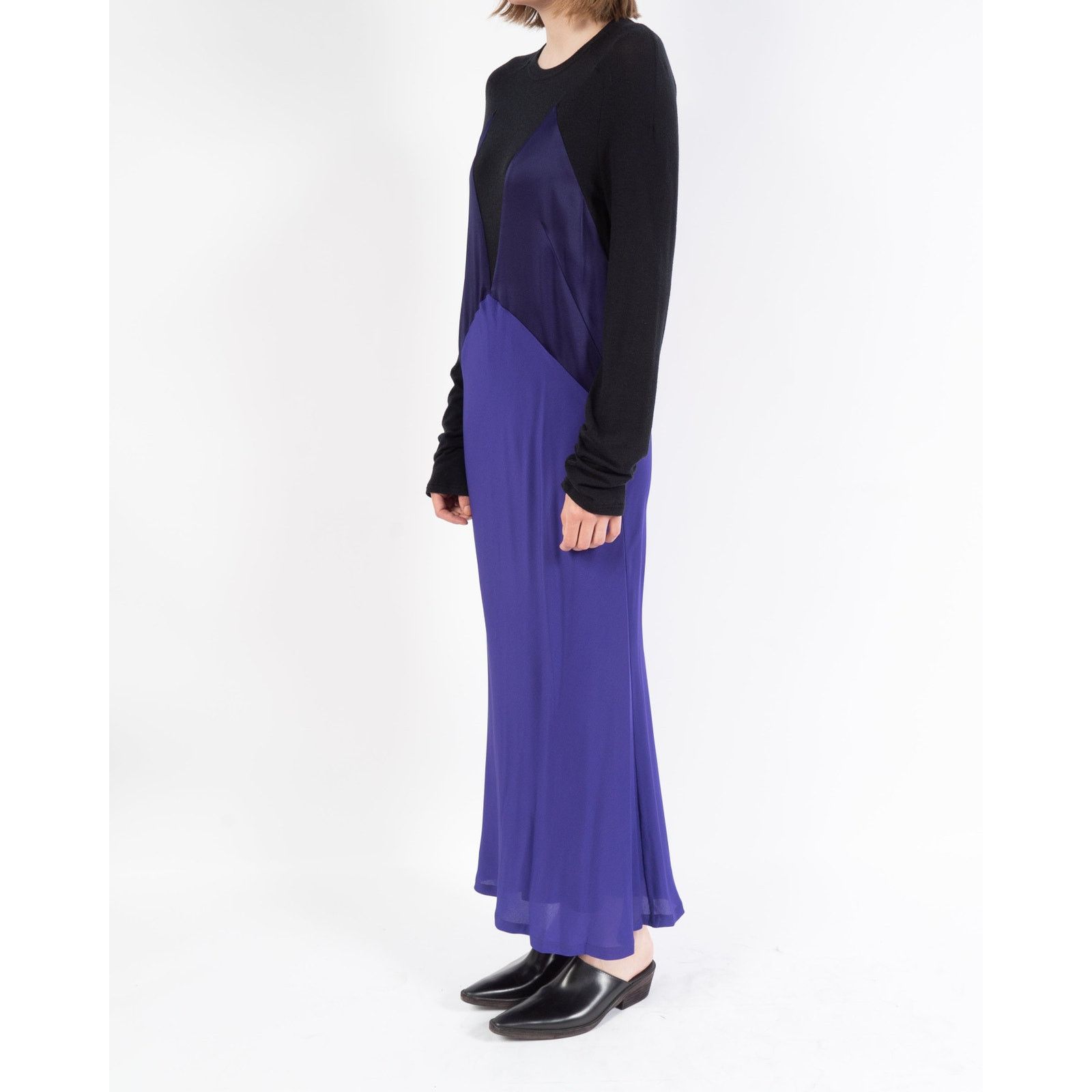 FW19 Mixed Fabric Dress