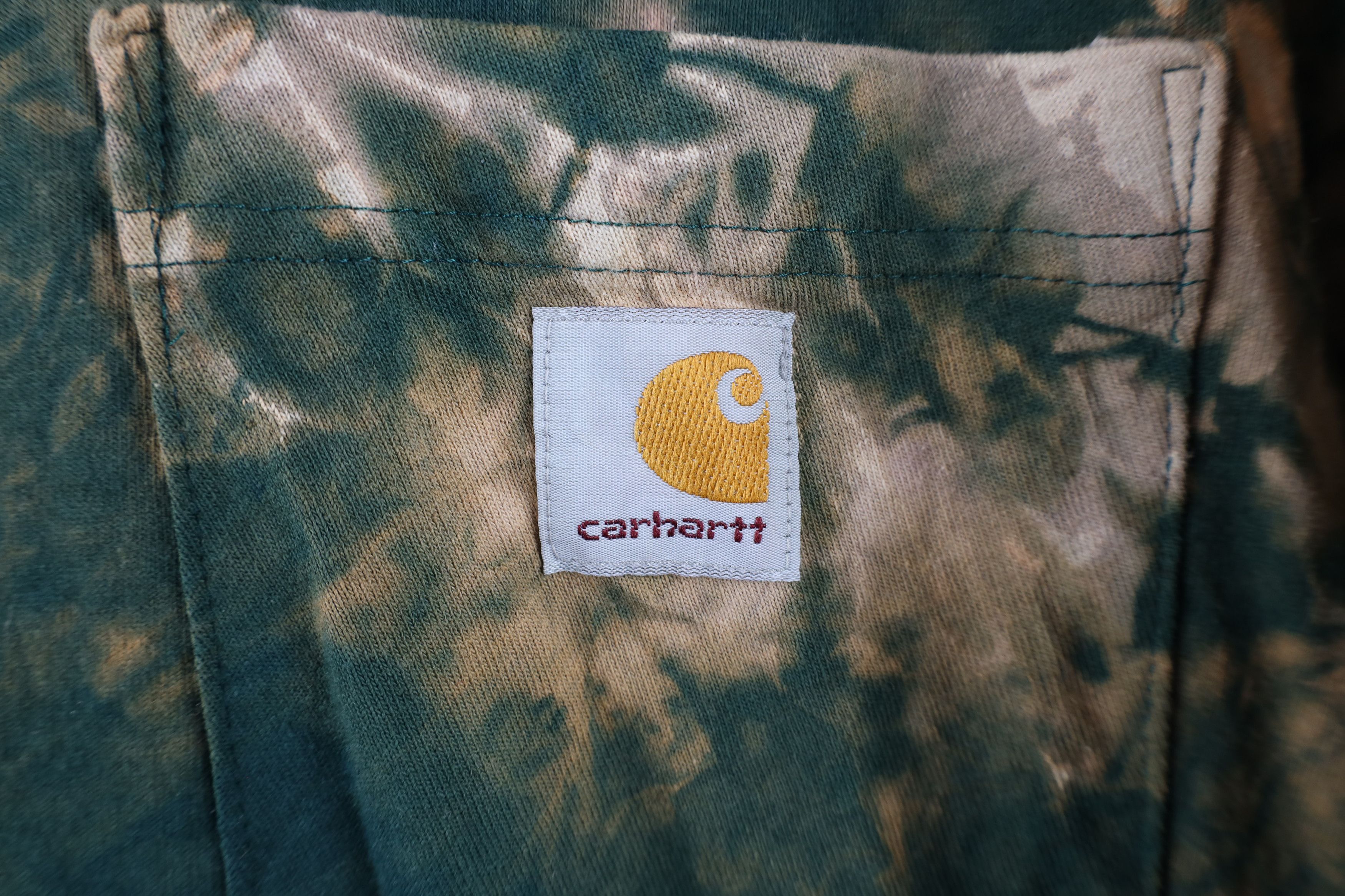 Carhartt New Carhartt Acid Wash Long Sleeve Pocket T-Shirt Green Size US S / EU 44-46 / 1 - 4 Thumbnail