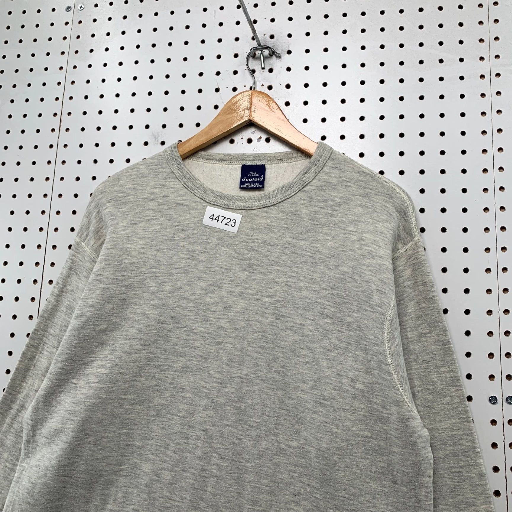 Vintage Vintage Duofold Thermal Shirt Mens XL Tall XLT Gray Wool Blend Double Face Usa Size US XL / EU 56 / 4 - 4 Thumbnail