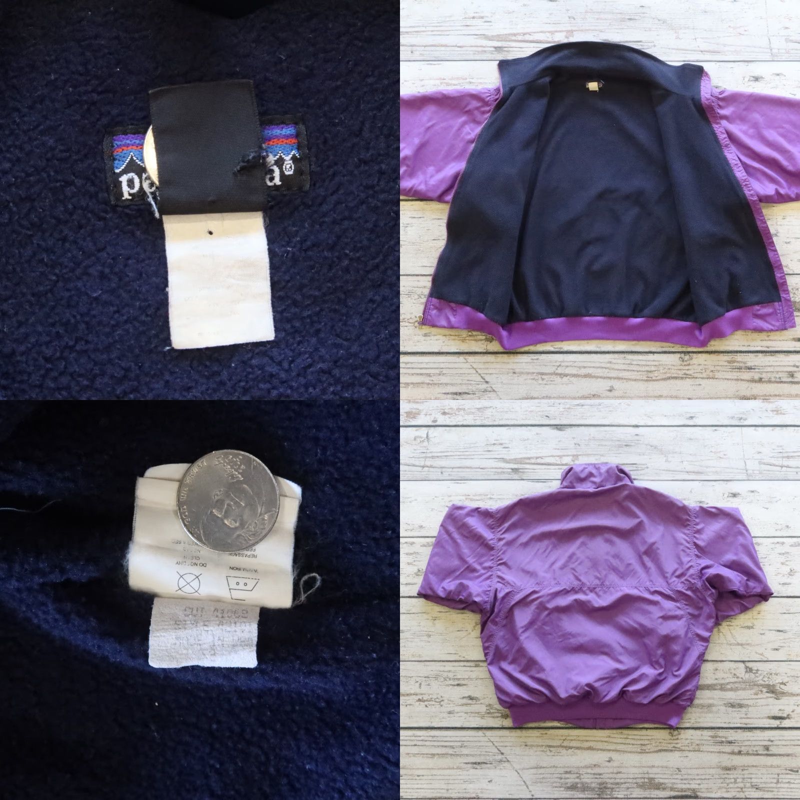 Patagonia VINTAGE Patagonia Bomber Jacket Mens L Purple Shirt Jacket Size US L / EU 52-54 / 3 - 9 Thumbnail