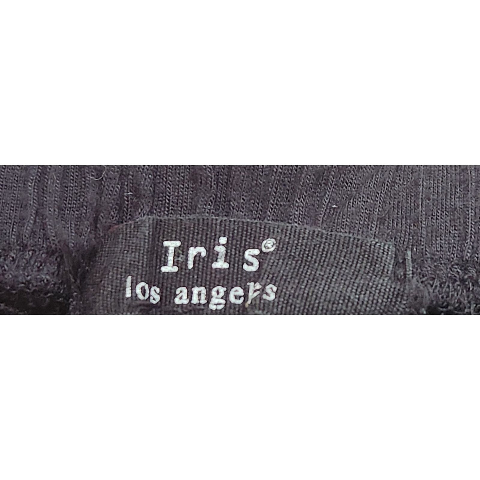 Other Iris Los Angeles Black Ruffled Hi Low Mini Skirt Medium Size 24" / US 00 / IT 34 - 3 Thumbnail