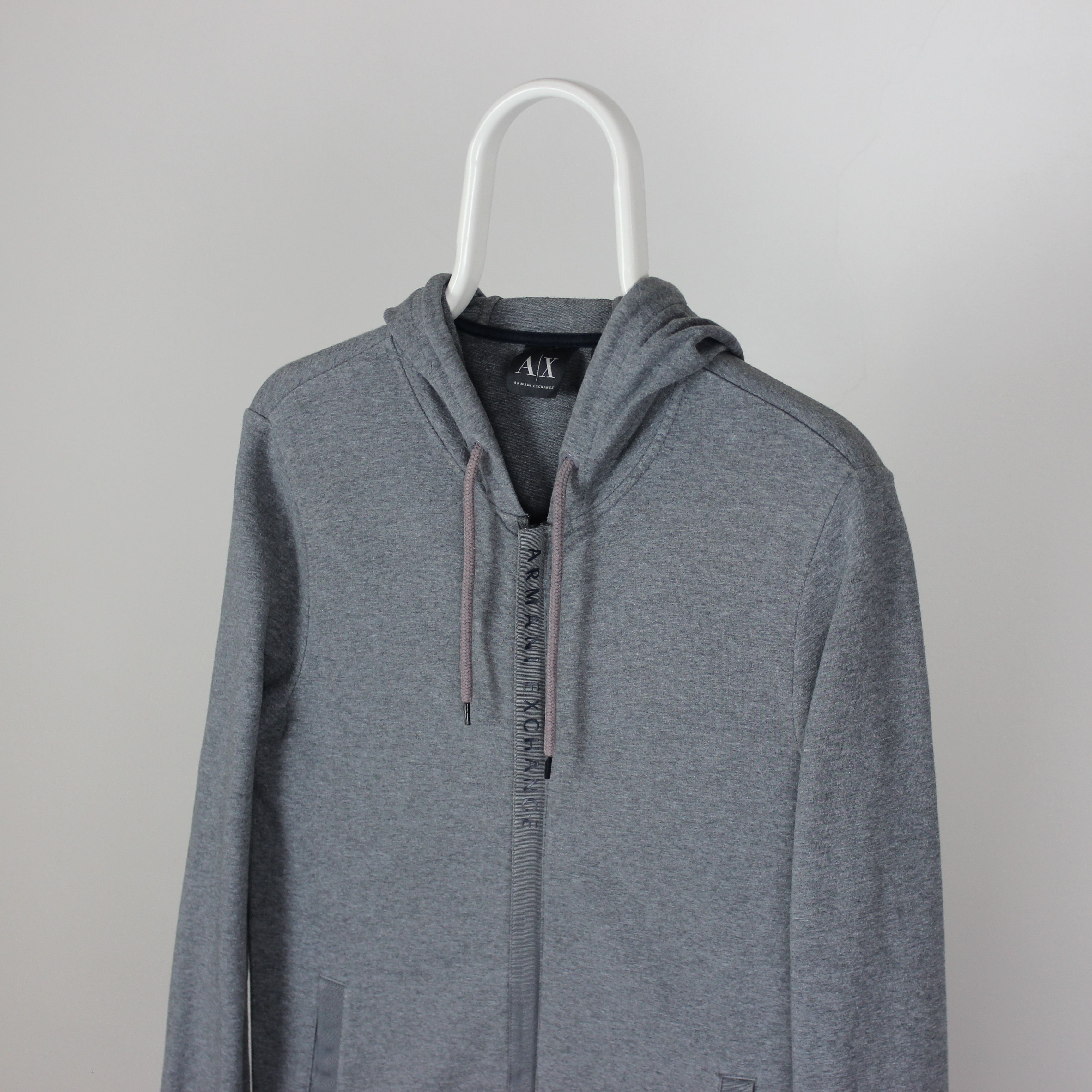 Armani Exchange Armani Exchange AX men full zip hoodie men XS gray Size US XS / EU 42 / 0 - 1 Thumbnail