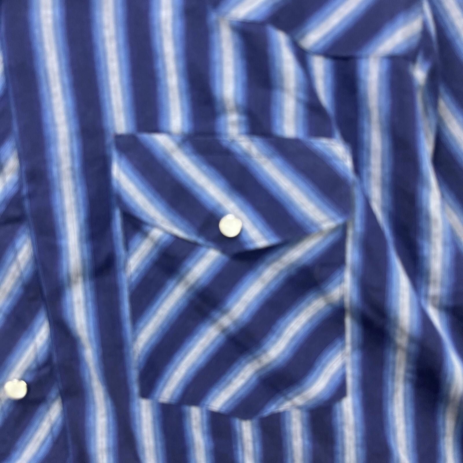 Wrangler Vintage 90s Wrangler Pearl Snap Button-Up Shirt 1X Size US XL / EU 56 / 4 - 3 Thumbnail