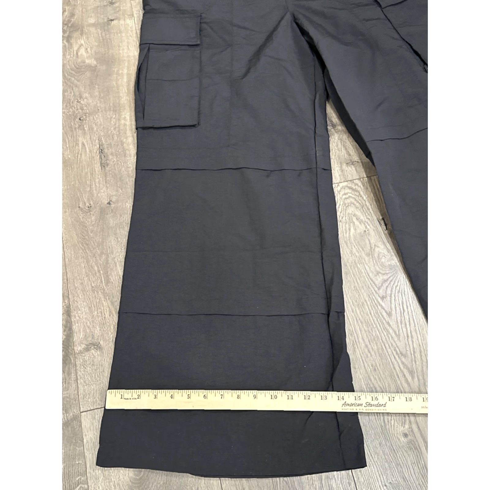 MNML MNML Black Men’s Nylon Rave Cargo Pants Size Cargo Flare Windbreaker Size US 34 / EU 50 - 2 Thumbnail