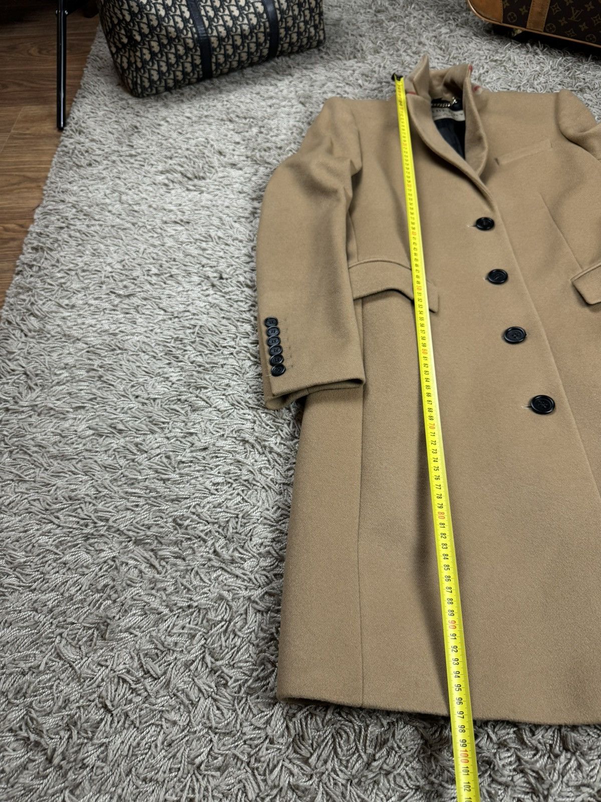 Burberry Cashmere coat Burberry Camel original streetwear luxury item Size S / US 4 / IT 40 - 6 Thumbnail