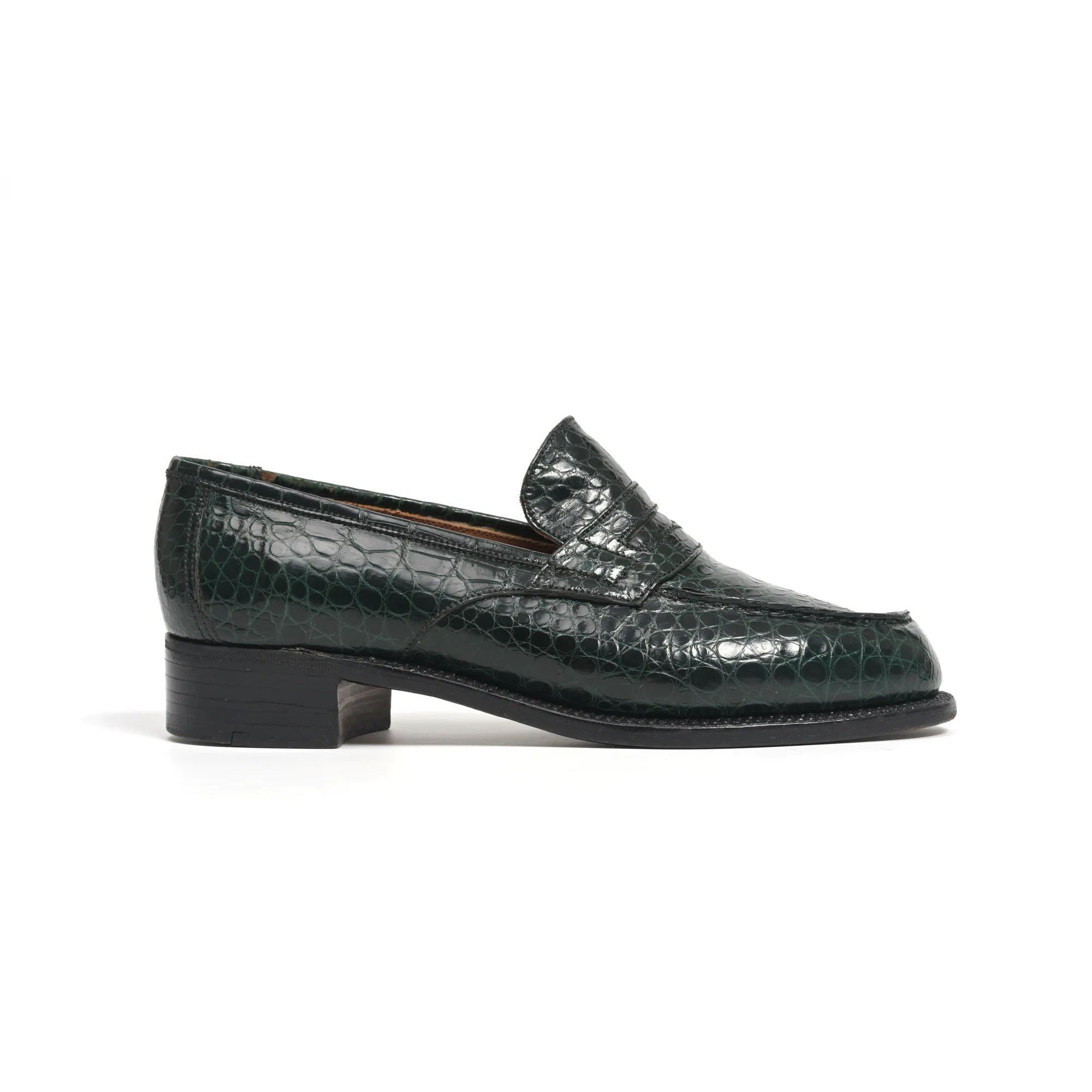 J.M. Weston J.M. WESTON green alligator 180 loafer (3.5 UK) Size US 4 / IT 34 - 1 Thumbnail