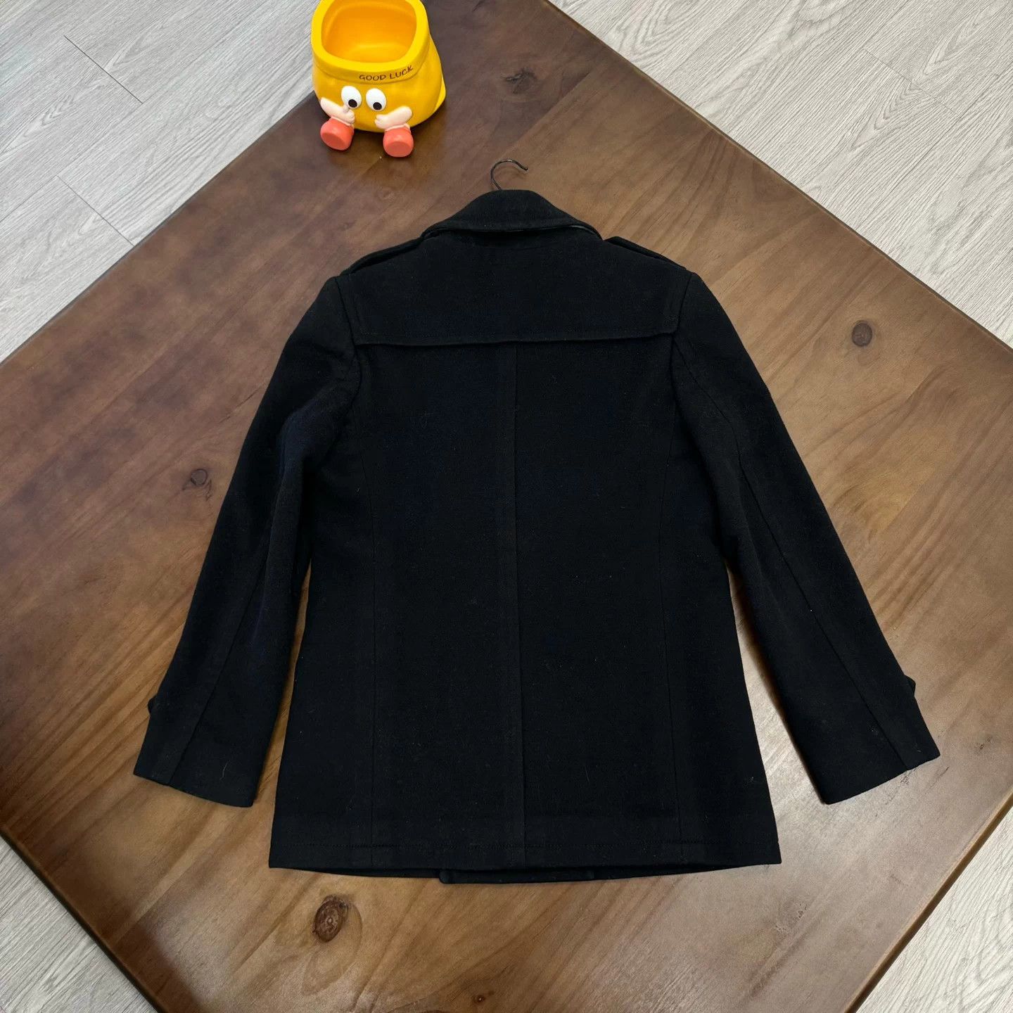 Burberry Burberry Black Double-Breasted Cashmere Coat 48 Size XL / US 12-14 / IT 48-50 - 2 Thumbnail