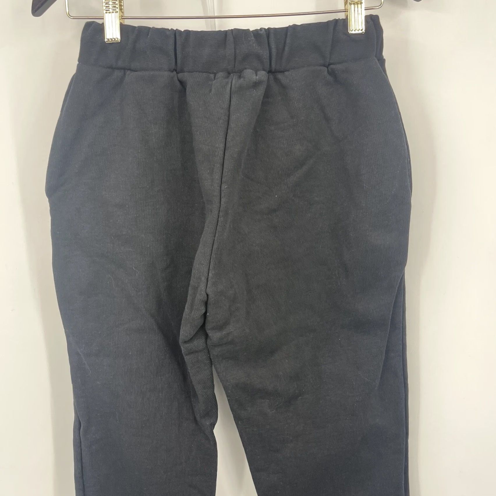 ARKK Copenhagen Copenhagen Joggers Pants Womens Small Black Organic Cotton Minimalist Tapered 90s Bohemian Size 28" / US 6 / IT 42 - 4 Thumbnail