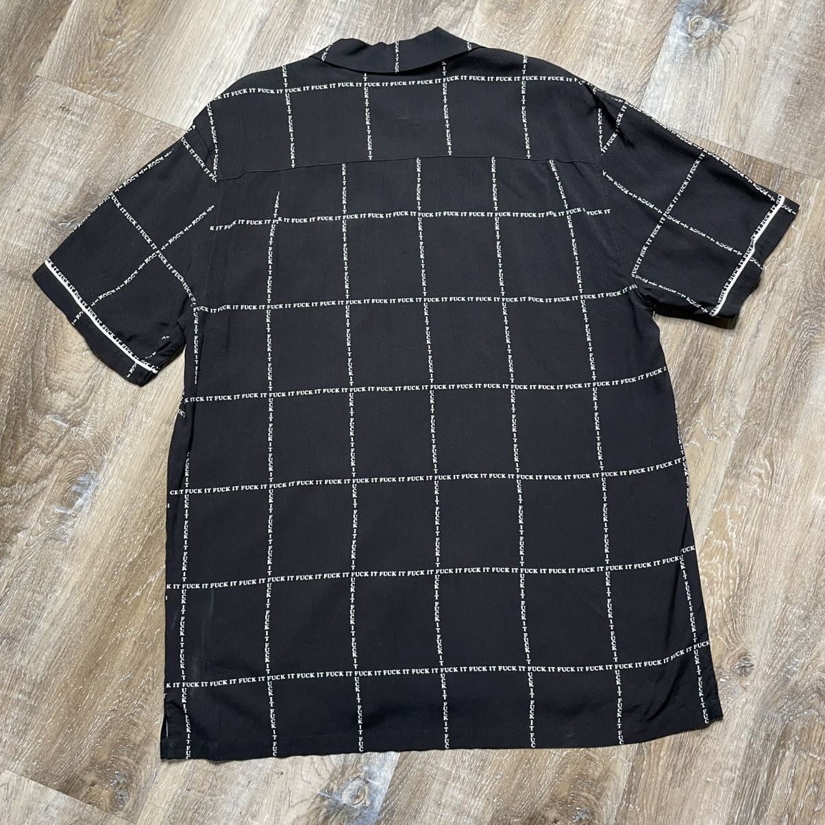 Huf HUF F*ck It Button Up Plaid Shirt Mens Large Summer Party Size US L / EU 52-54 / 3 - 2 Thumbnail