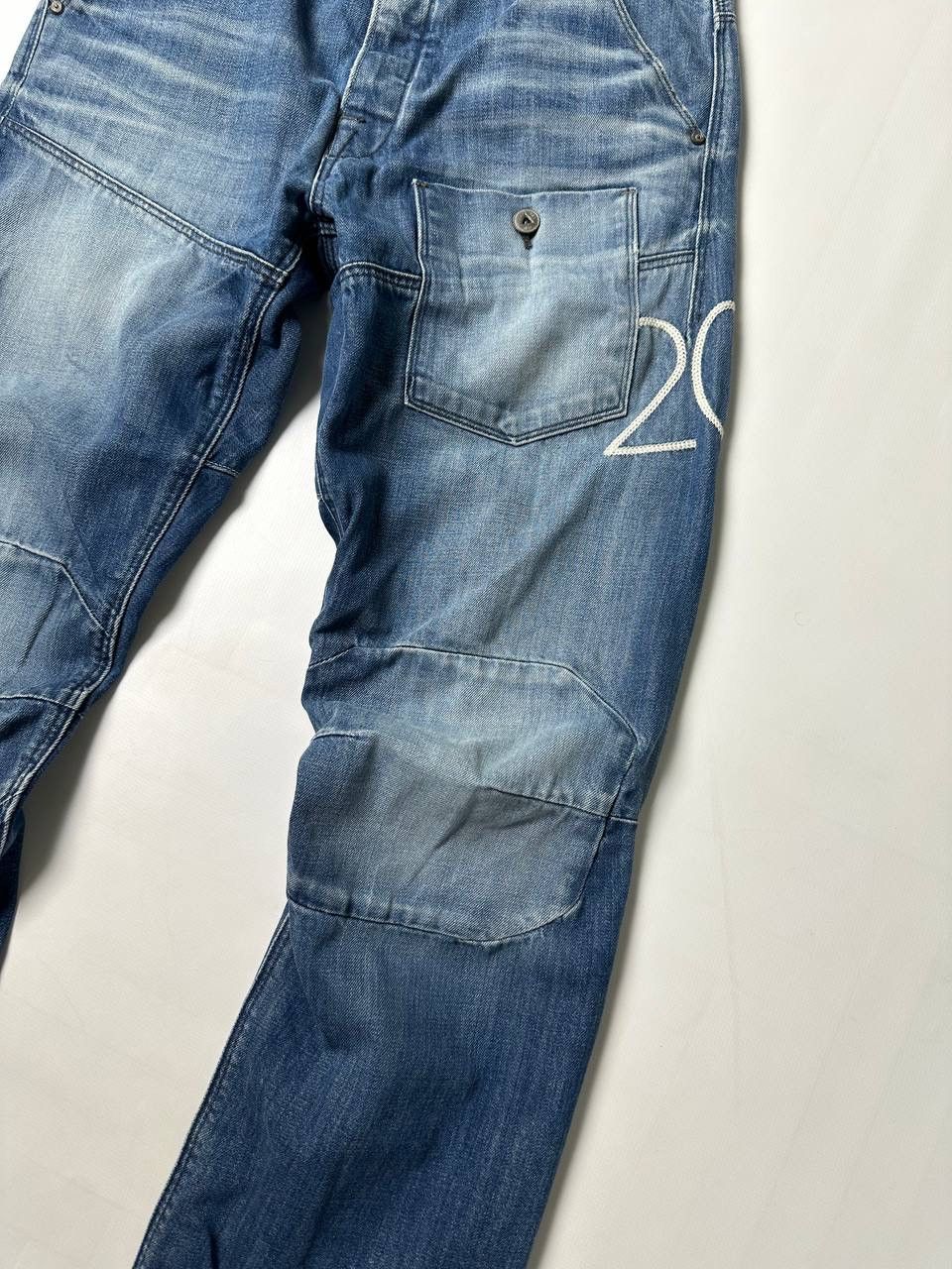 G-Star 🔥Rare Vintage G Star Raw 20 Cargo Washed 90s Y2K Jeans Size US 32 / EU 48 - 9 Thumbnail