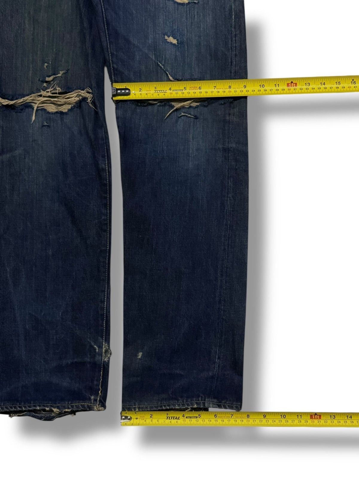 Blue Blue Japan Vintage Blue Blue Japan Selvedge Denim Jeans | W29 Size US 29 - 23 Thumbnail