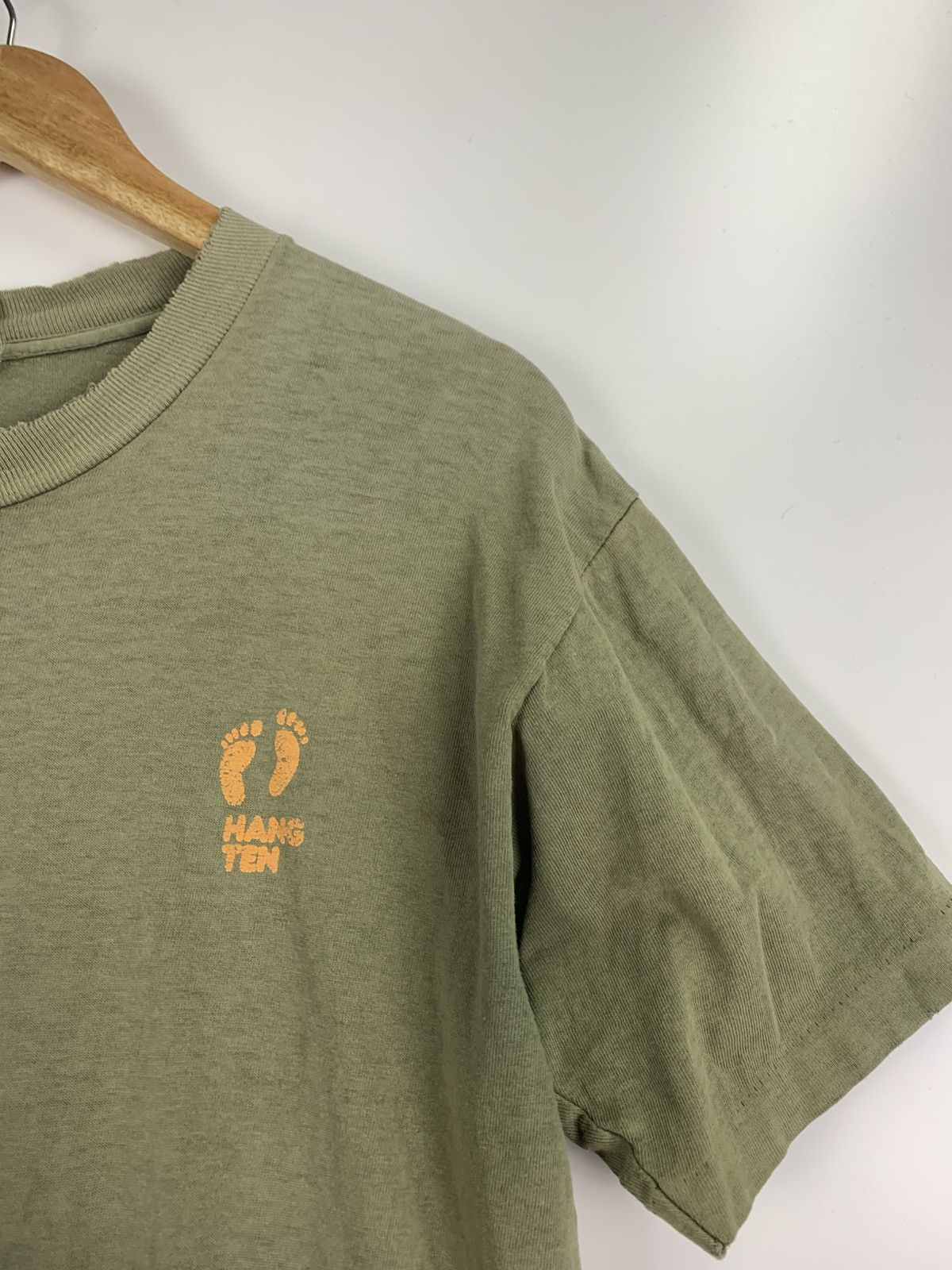 Hang Ten × Vintage Vintage 80s Hang Ten T-Shirt Size US L / EU 52-54 / 3 - 7 Thumbnail