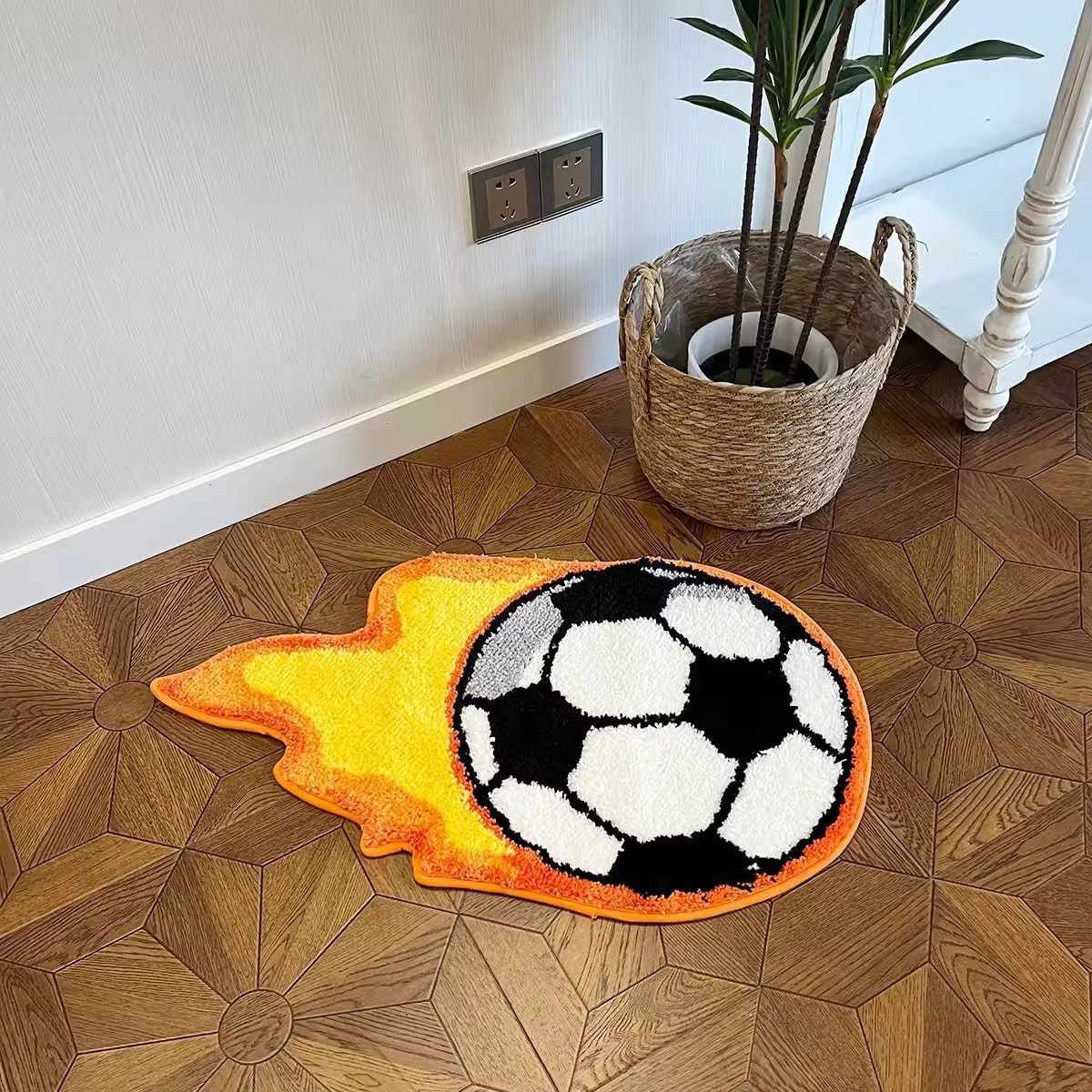 Handmade Designer Fluffy Tufted Ball Home Decoration Rug Carpet Size ONE SIZE - 4 Thumbnail