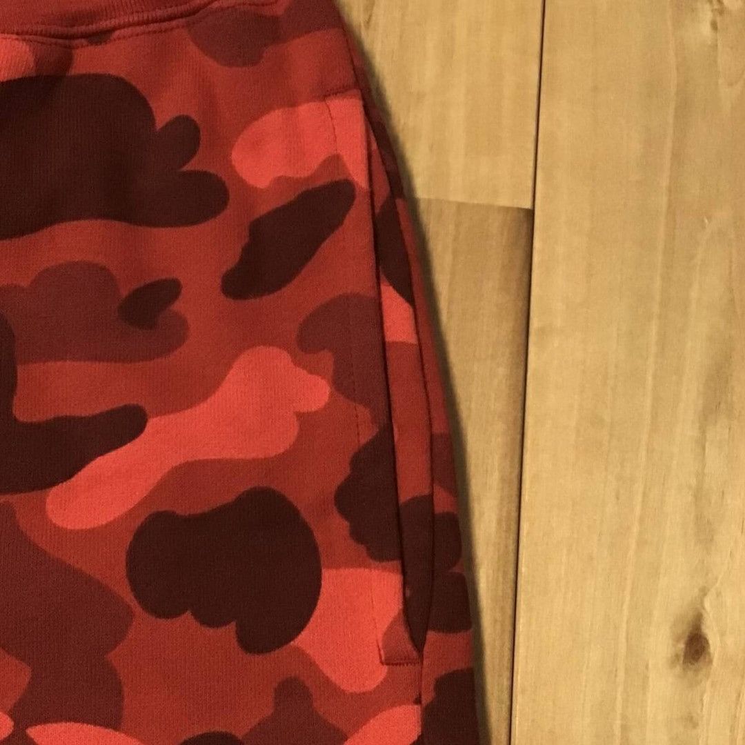 Bape BAPE Red camo sweat pants a bathing ape ★size S Size US 30 / EU 46 - 3 Thumbnail