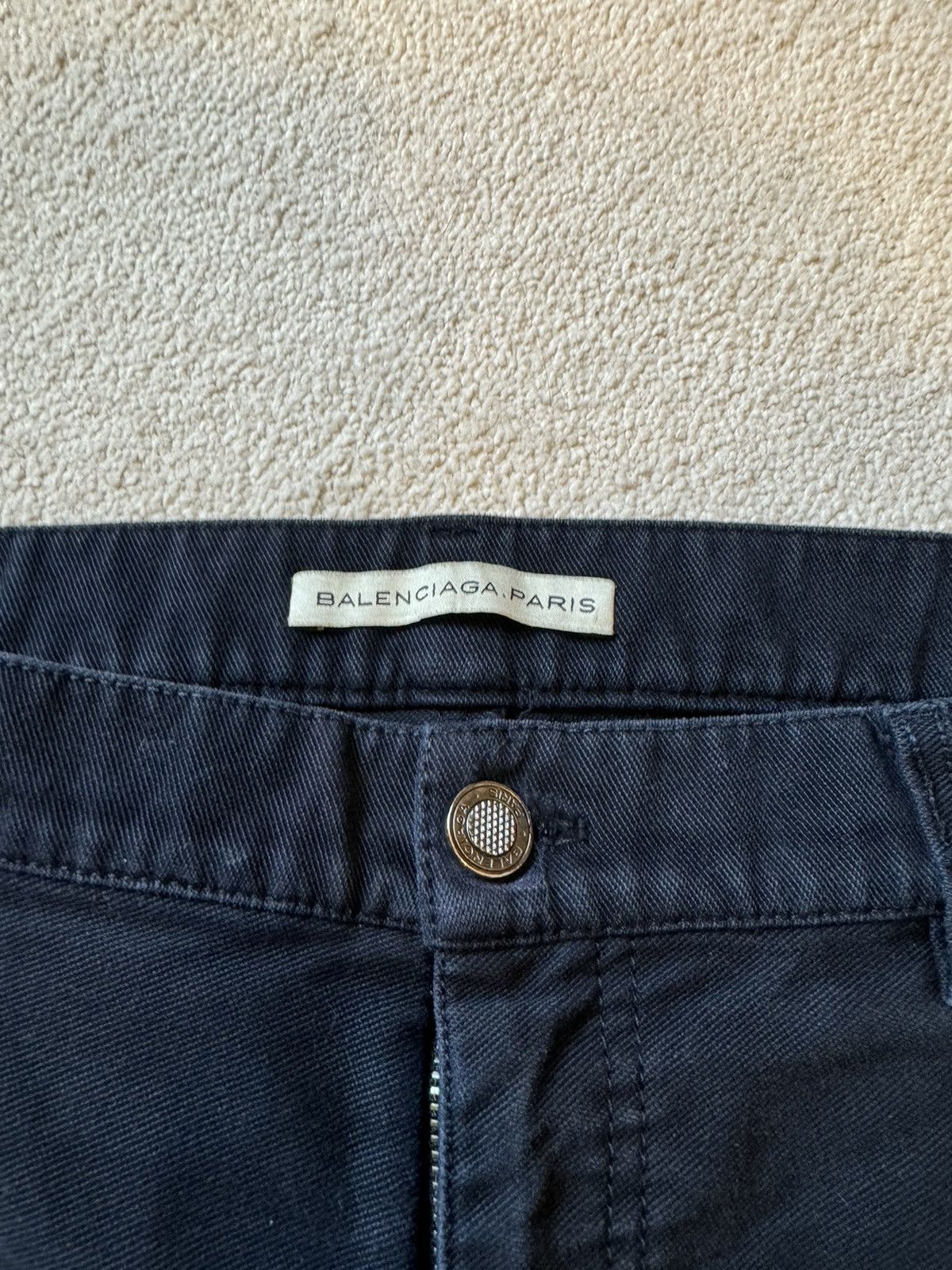 Balenciaga × Vintage Balenciaga Paris Denim Jeans Dark Navy Size US 32 / EU 48 - 5 Thumbnail