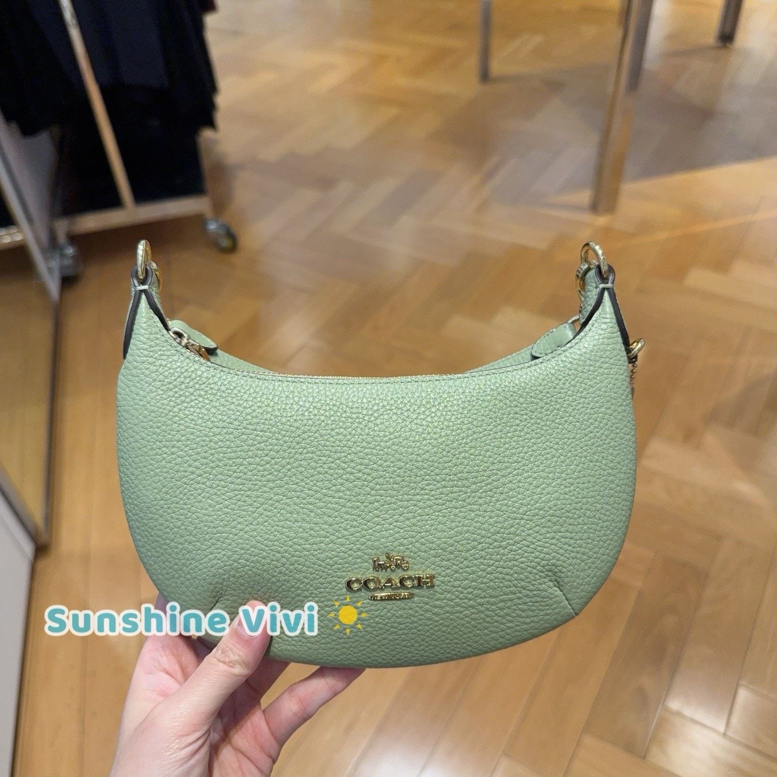 Coach NWT Coach Mini Payton Bag CEL08 leather IM/PISTACHIO Size ONE SIZE - 1 Thumbnail